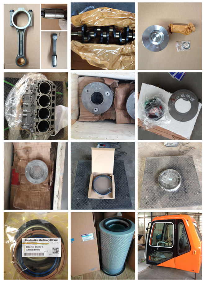 أسطوانة ذراع حفر هيدروليكية عالية الجودة لـ PC200-7 مجموعة أسطوانات دلو ذراع 707-01-XZ820 707-01-XZ830 PC200-6 8